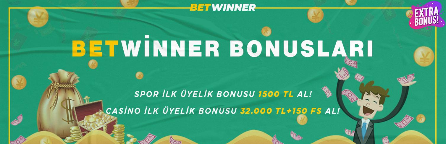 Betwinner Bonusları - Betwinner 11500 Tl İlk Üyelik Bonusu